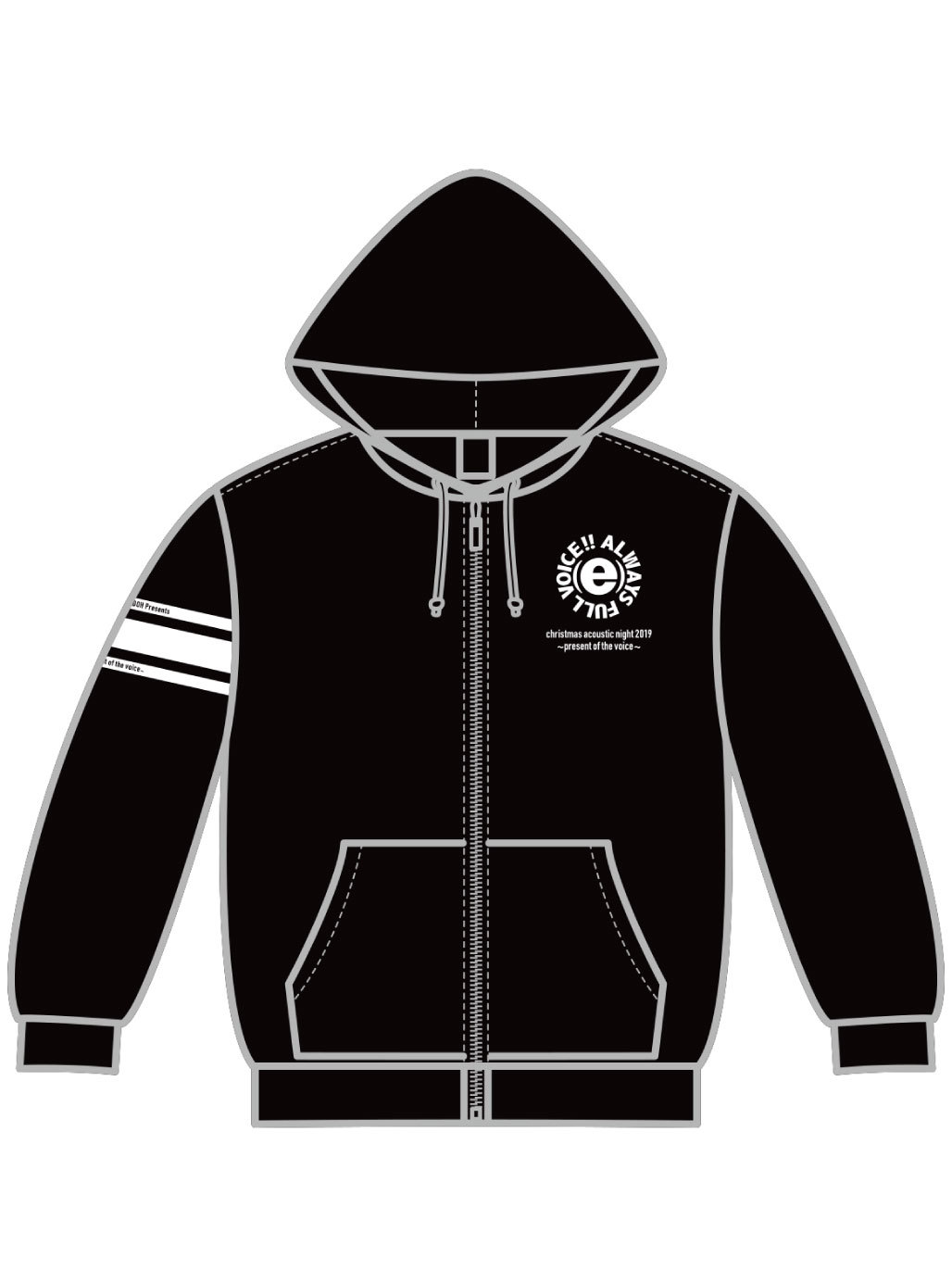 CAN2019 ジップアップパーカー